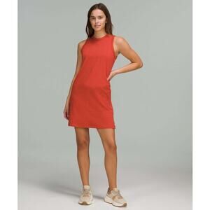 lululemon athletica Orange Cotton Mini Dress
